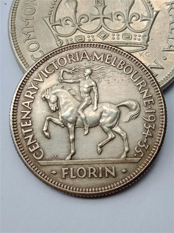 1934/35-Florin-Up-For-Comments-And-Grading-Please.